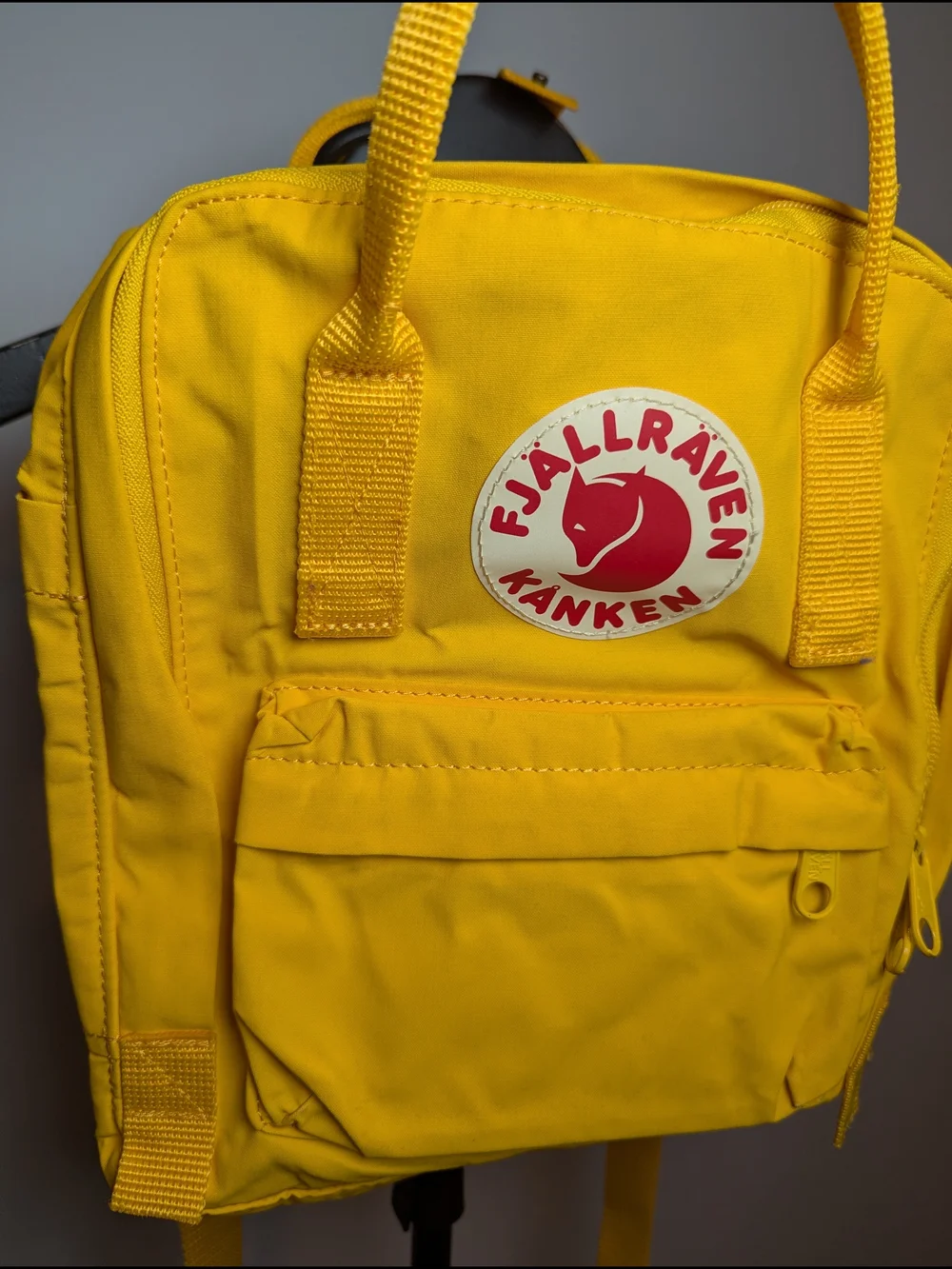 Fjallraven Kanken Mini Backpack Tote Bright Yellow