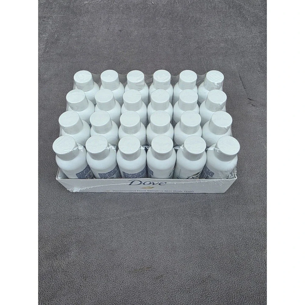48 Dove Sensitive Skin Body Wash Travel Size 1.8 oz Hypoallergenic NIB
