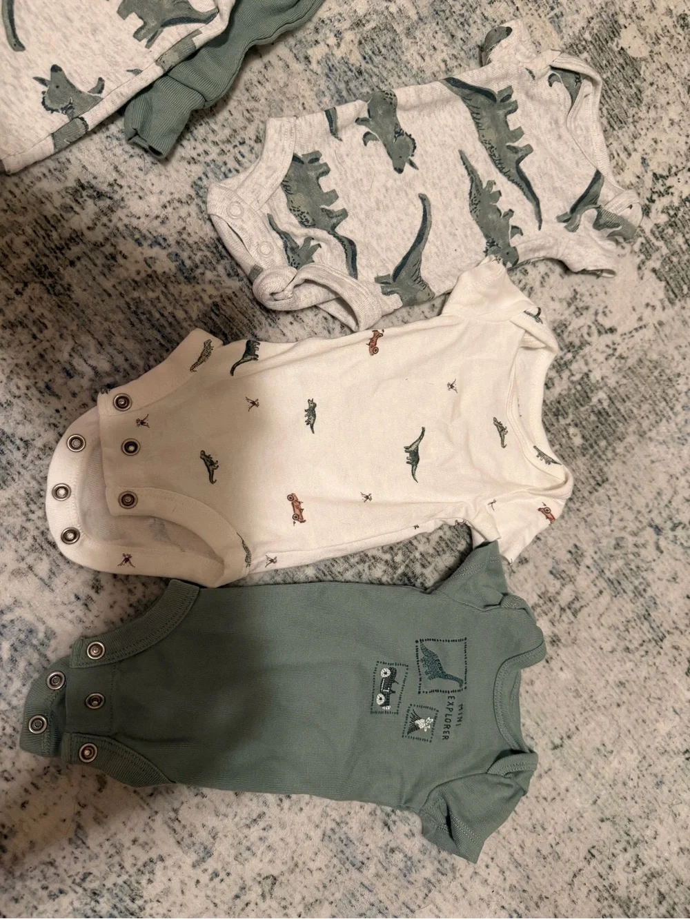 Carters onesie dino pairs