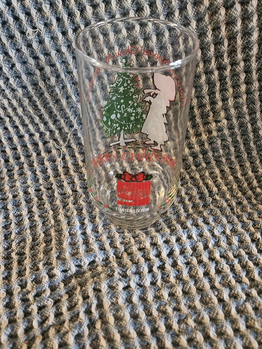 Holly Hobbie clear glass