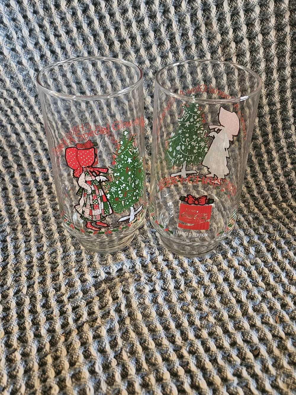Holly Hobbie clear glass