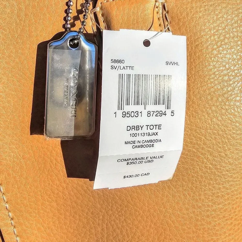 Coach derby tote