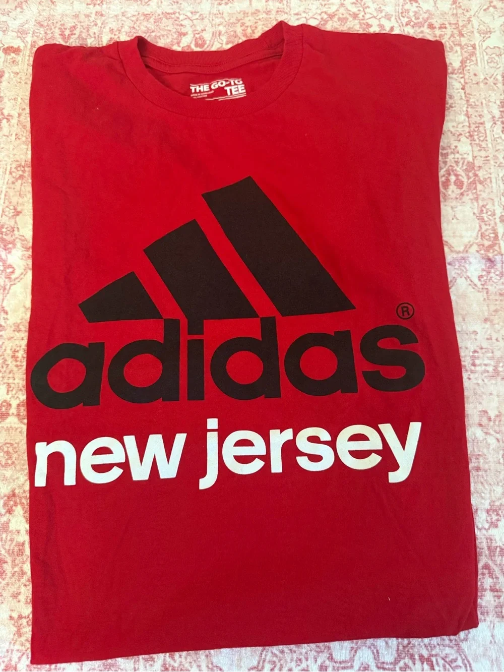 adidas collar red