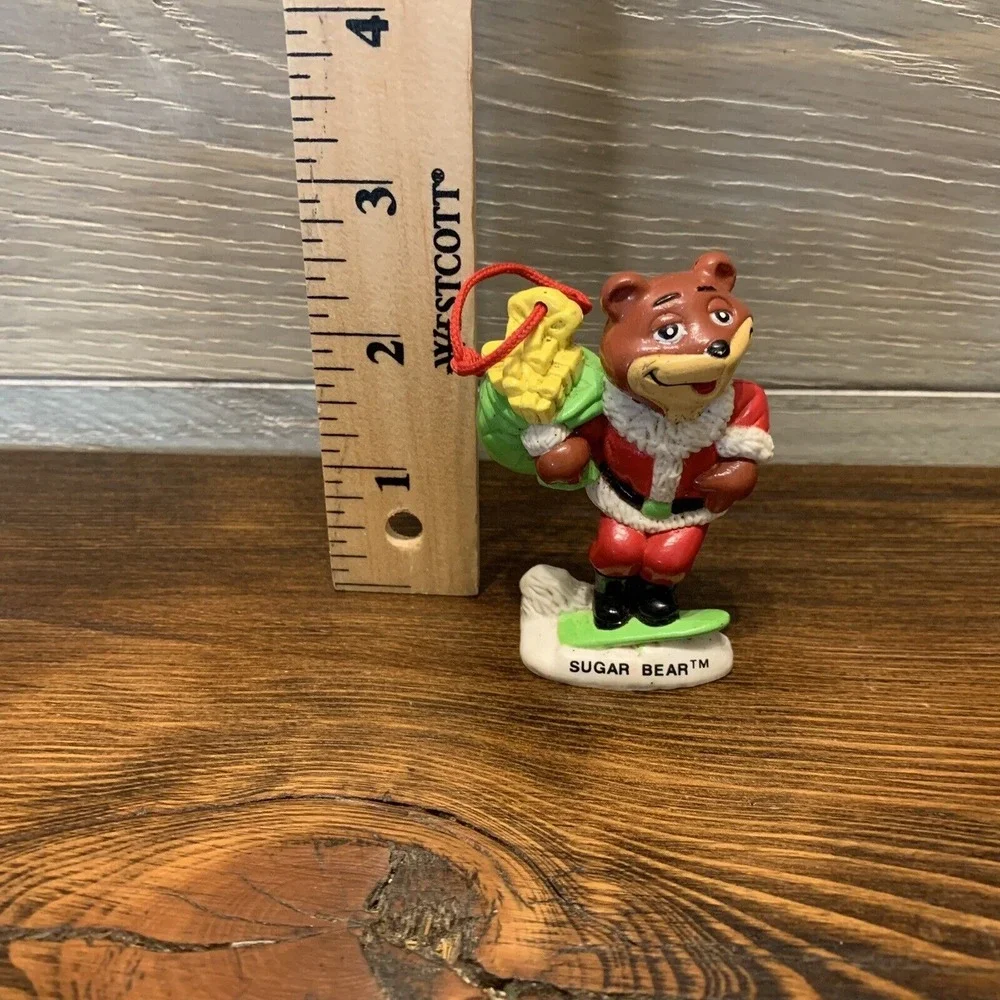 CHRISTMAS ORNAMENT SUGAR BEAR VINTAGE 1993 Post Golden Crisp‎ Cereal