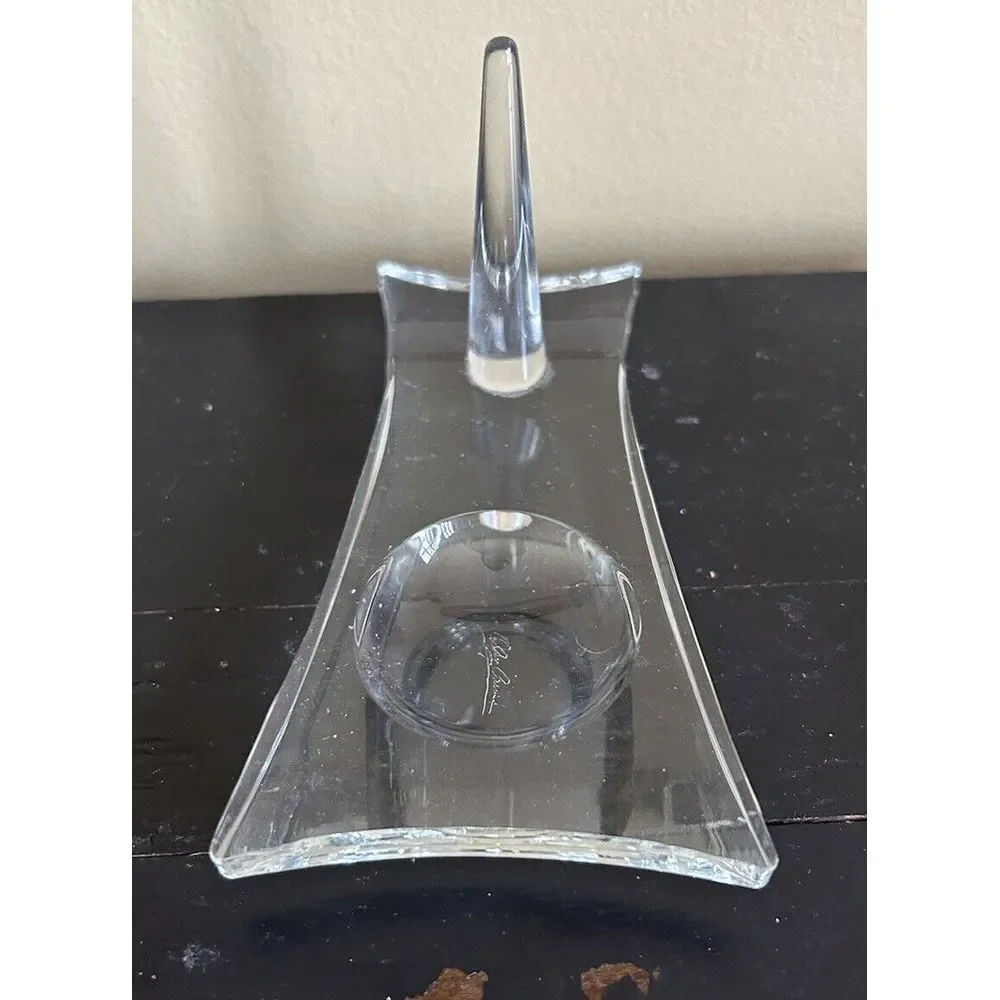 Signed‎ Long Oleg Cassini Crystal Ring Holder