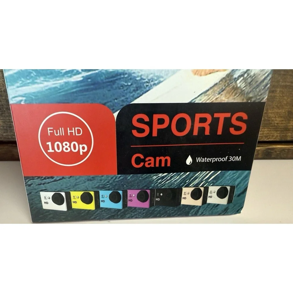 Sports Cam‎ 1080p, 2.0 Inch Screen, waterproof 30M, Full HD 1080p