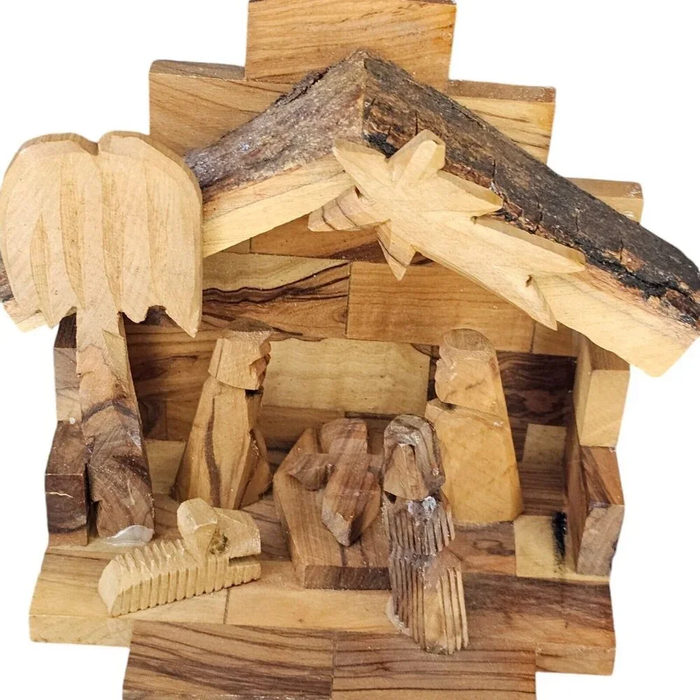 Vintage nativity creche