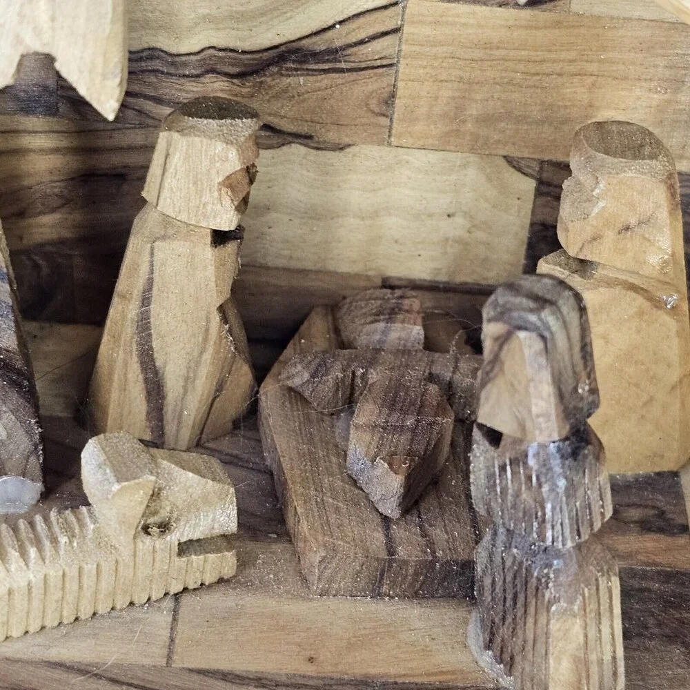 Vintage nativity creche