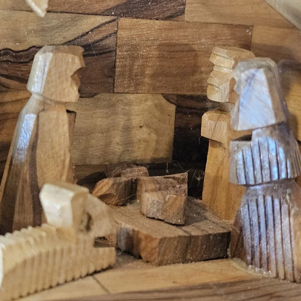 Vintage nativity creche