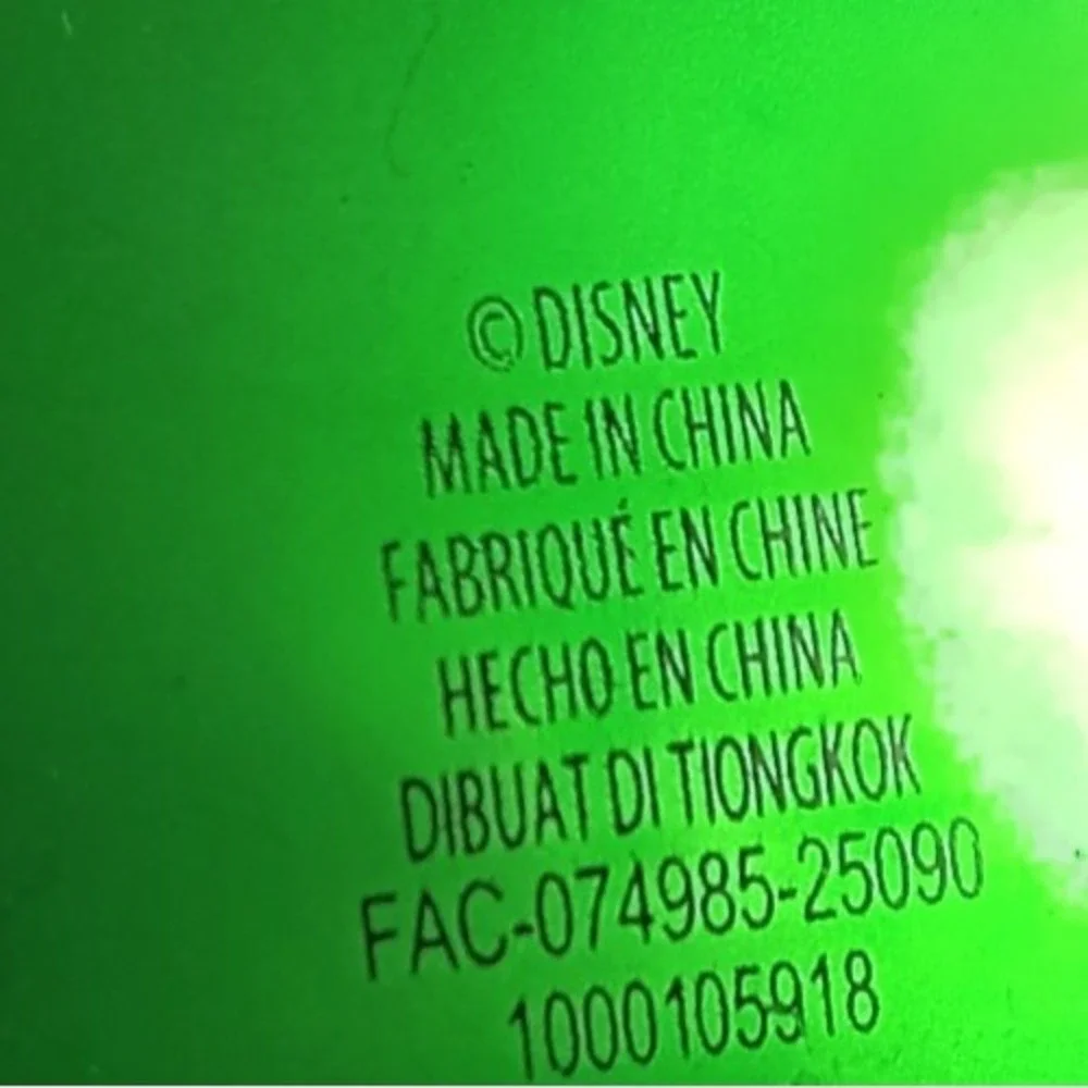 Disney Parks Mickey Mouse Icon Glass Ball Ornament Holiday Lights Green Festive