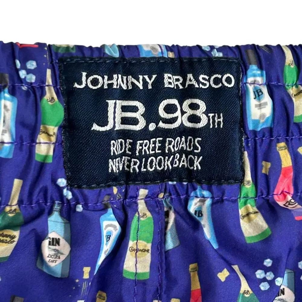 Johnny Brasco Cocktail‎ Swim Shorts Trunks Happy Hour Mens Large Party Vegas