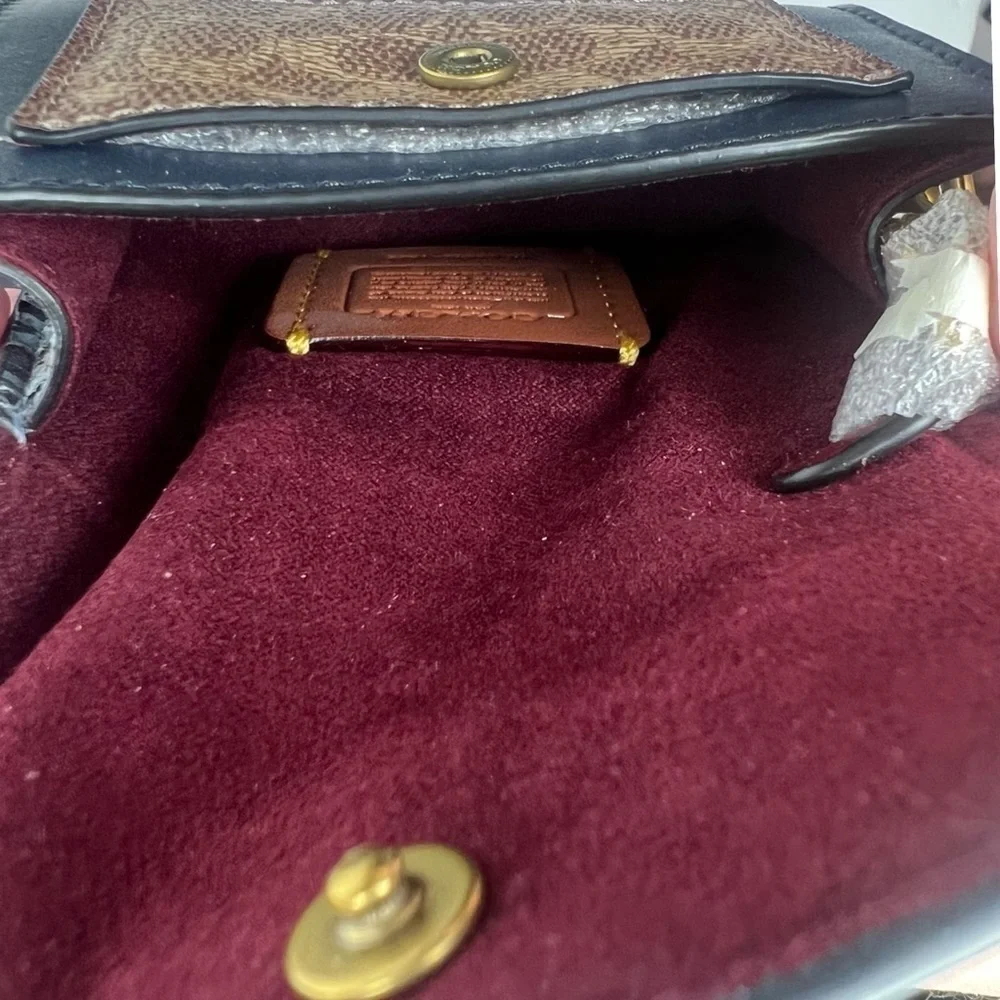 Coach belt leather