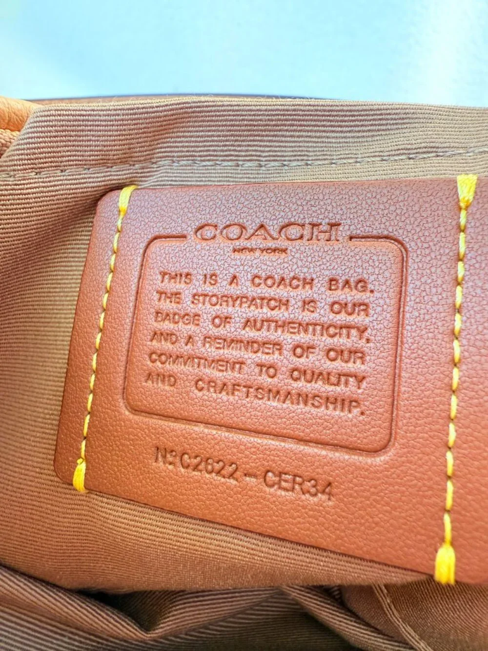 Coach style number