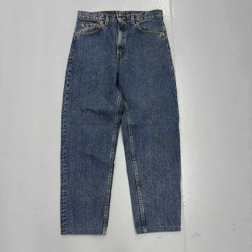 Vintage 90s Levi's 550 Blue Relaxed Fit USA Jeans 32x30