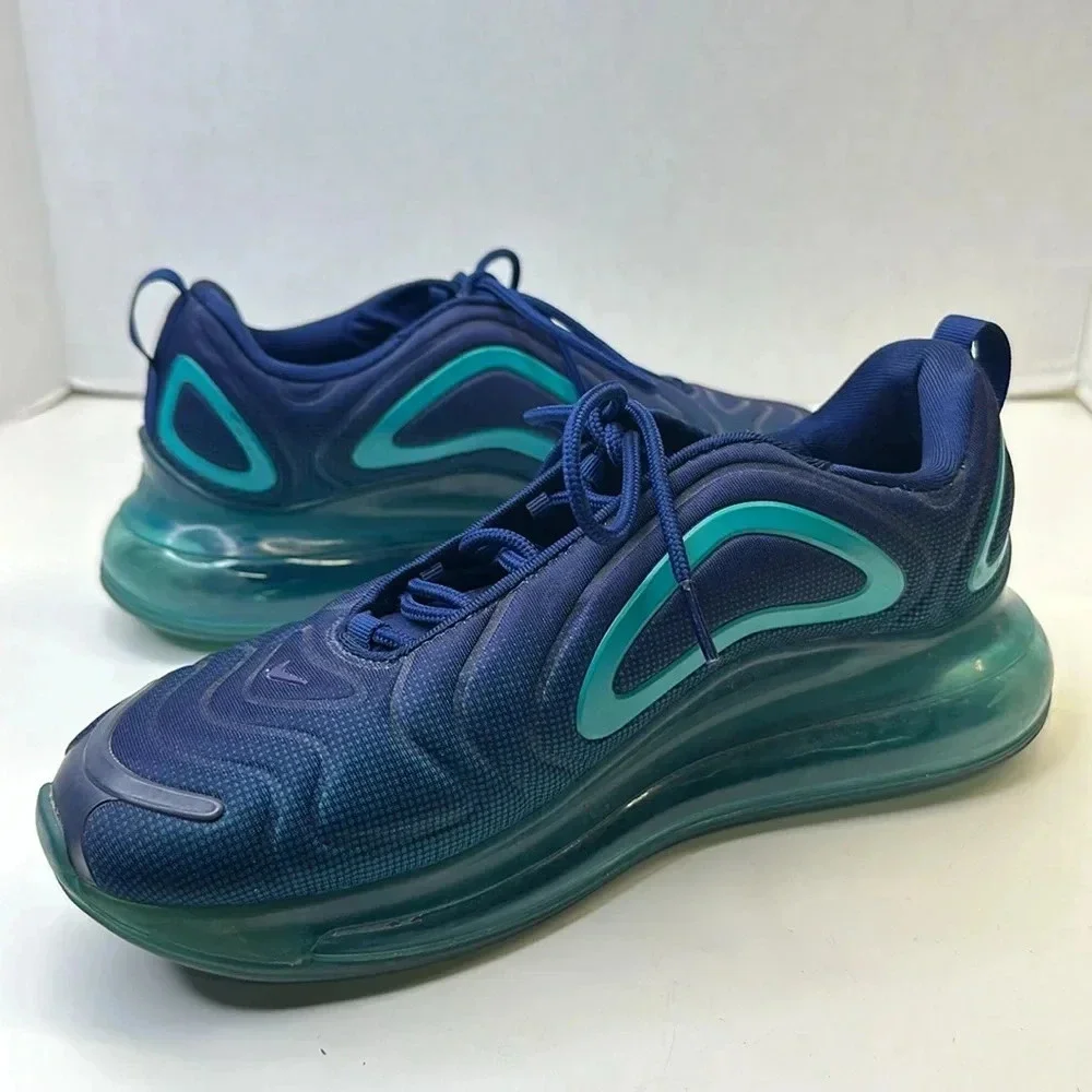 Nike Men’s Air Max 720 Nightshade Blue Teal Sneakers Tennis Shoes Size 8.5