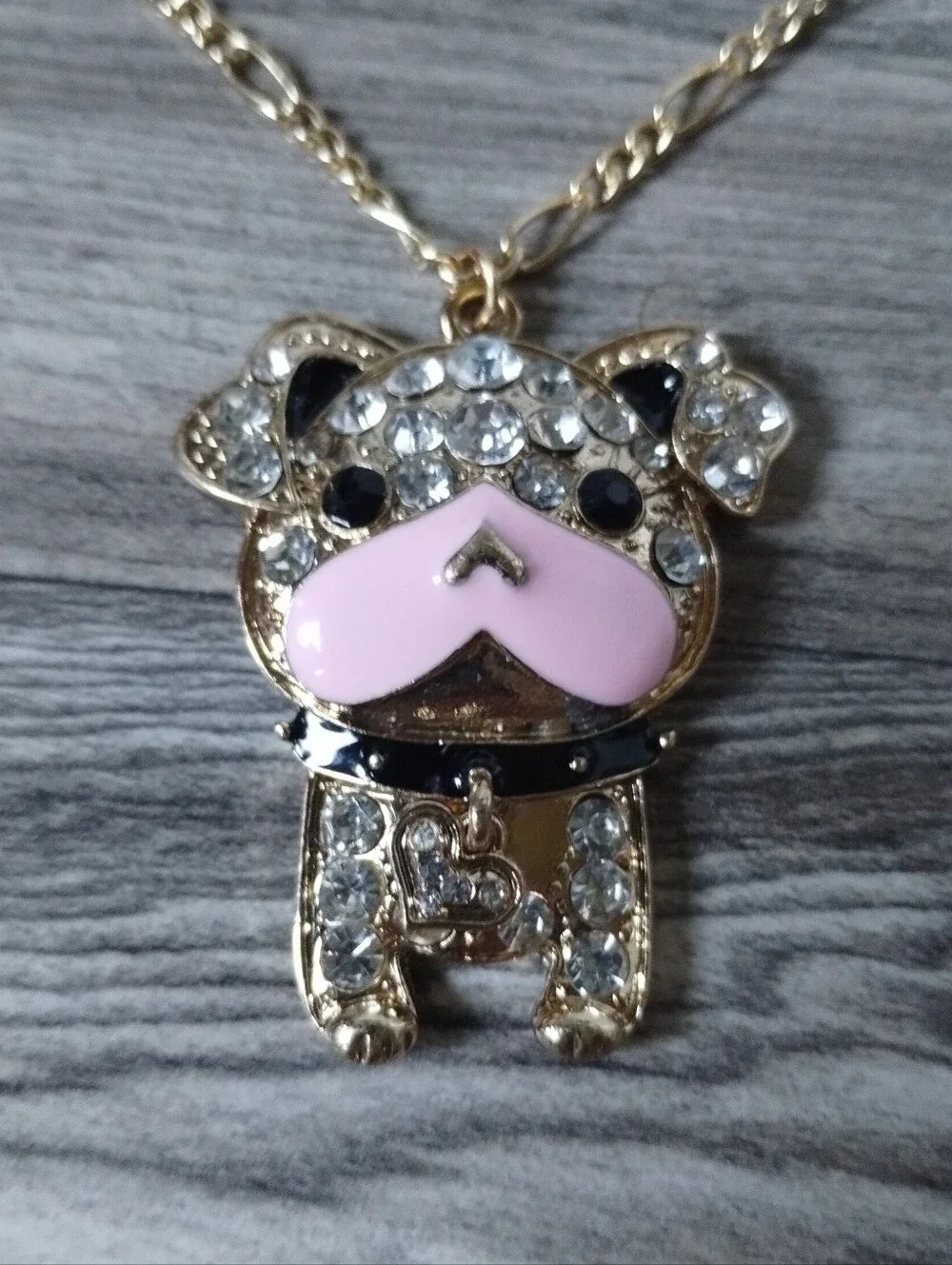 Betsey Johnson Pet Shop Collection Dog Necklace