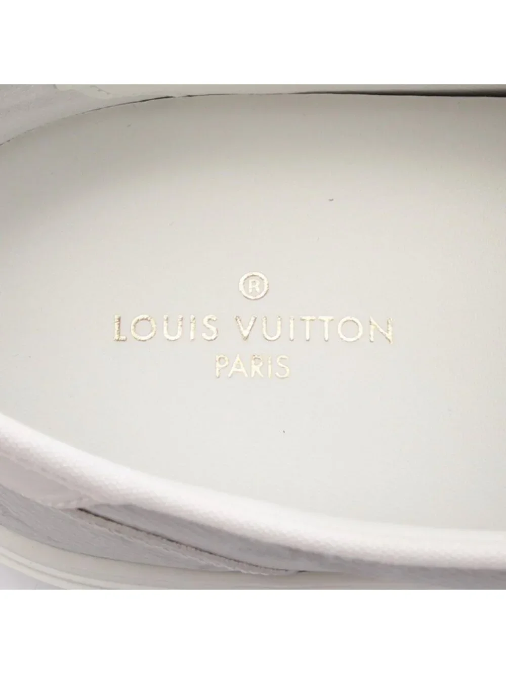 Louis Vuitton Sneakers Trocadero Line Canvas Leather Shoes White