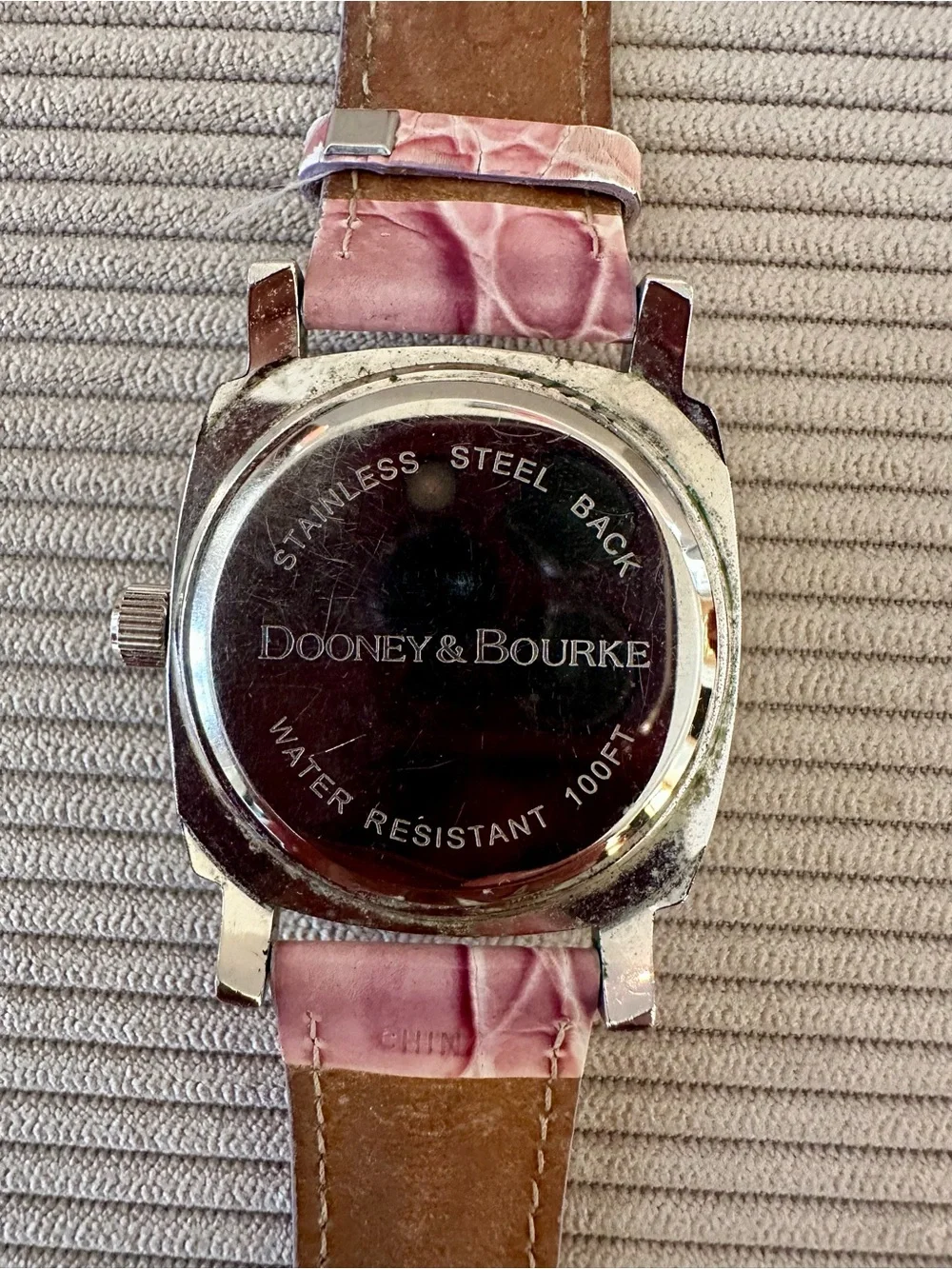 Bintage Dooney & Bourke Square-Cased Quartz Wristwatch