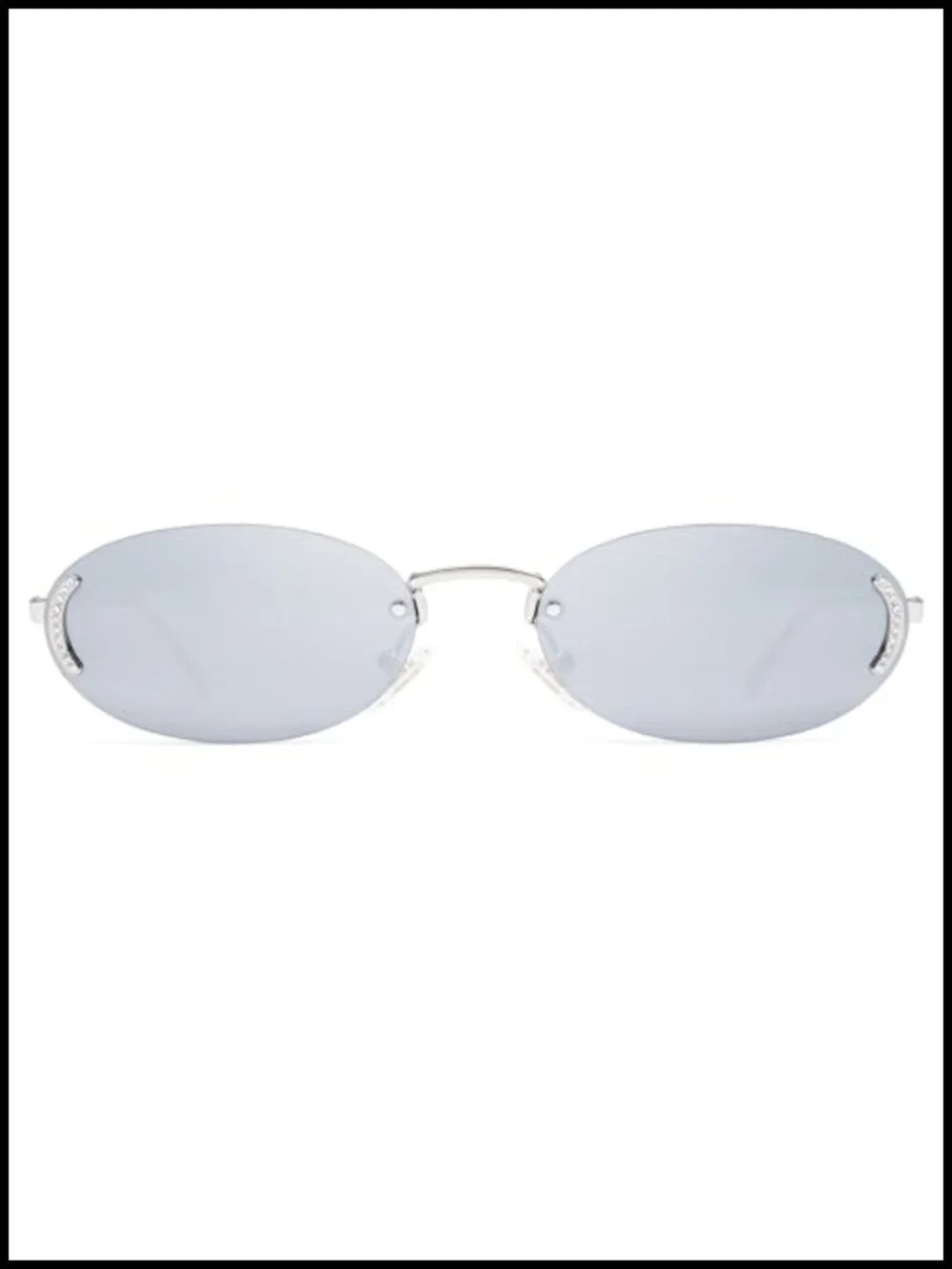 N/A trendy oval