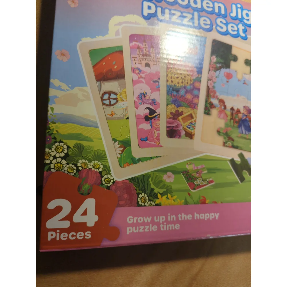 Synarry Wooden Jigsaw Puzzle Set 24 Pieces