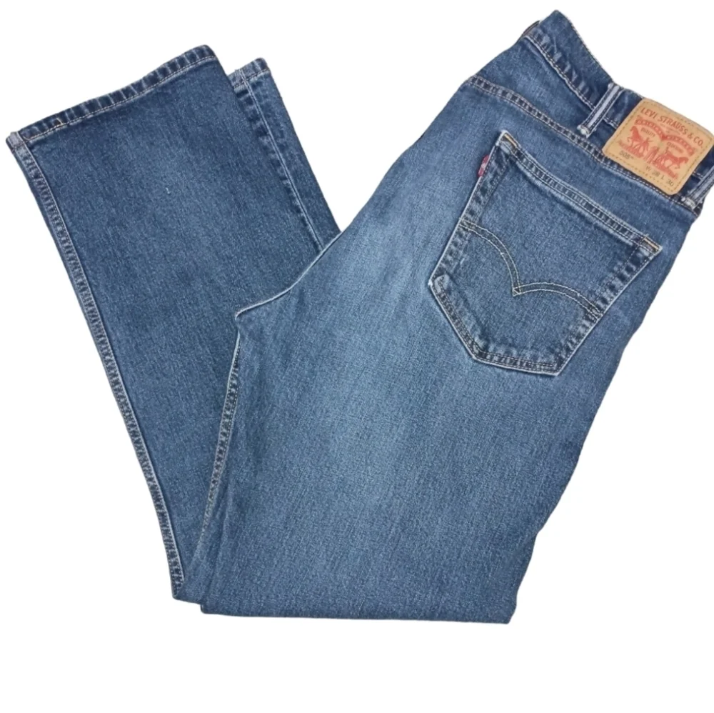 Men's Levi's 505 Straight Leg Jeans Size 38X30