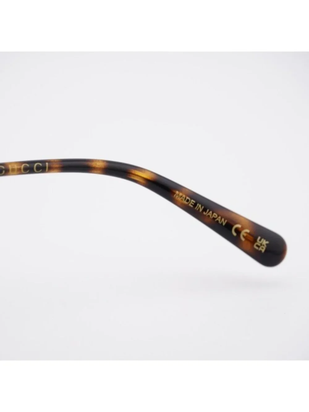 Gucci GG1885OA 002 Eyeglasses Havana/Gold 51mm Square Frame