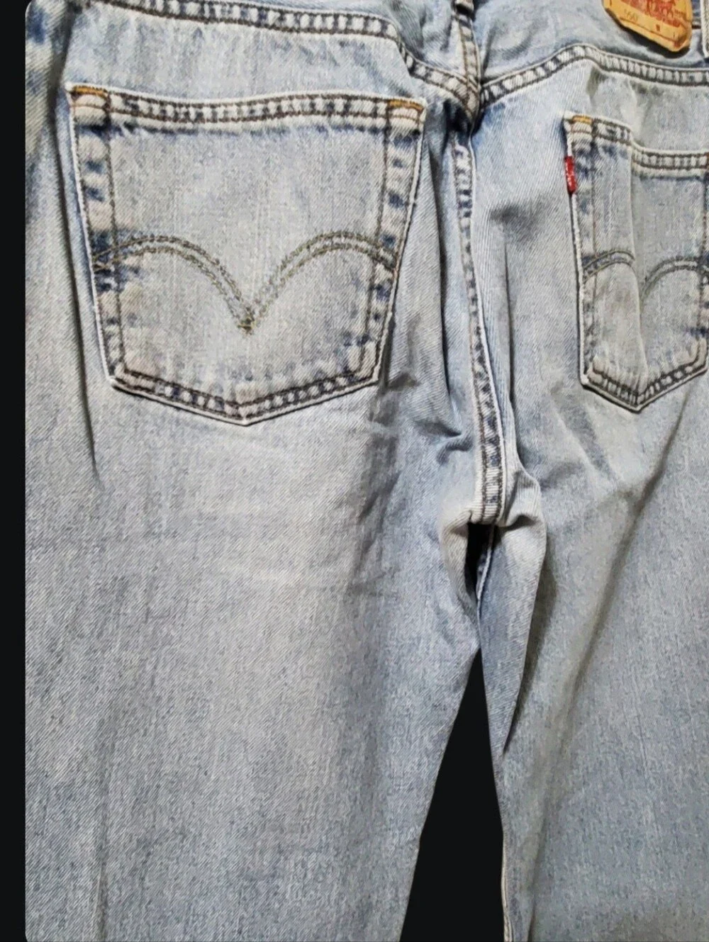 Levi's Light Blue Relaxed Fit Straight Jeans Size 33x30