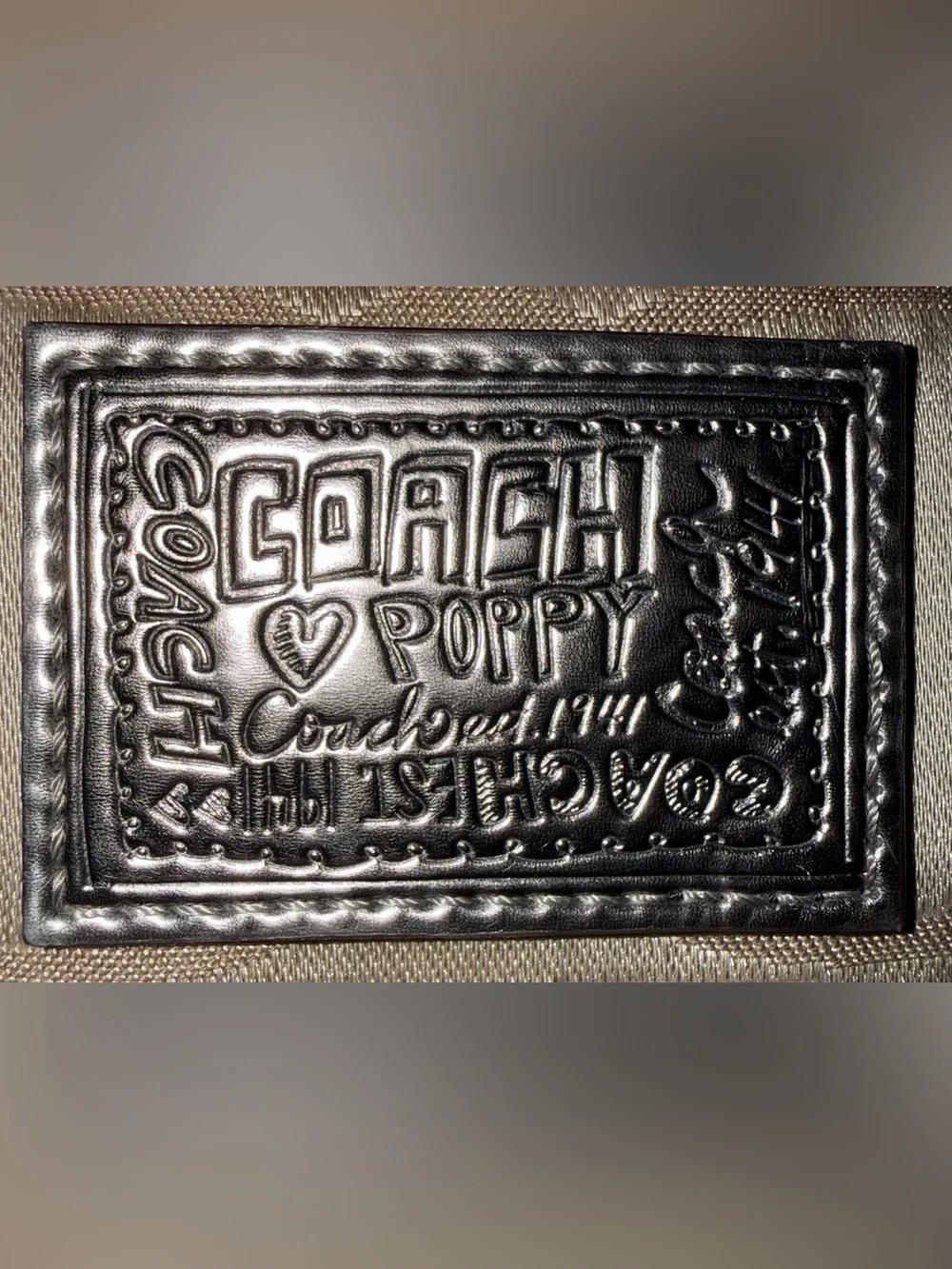 Coach signature monogram