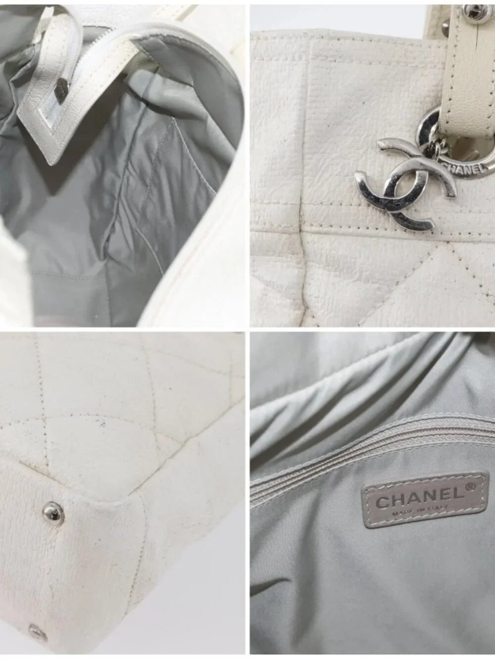 CHANEL brand	chanel color	silver