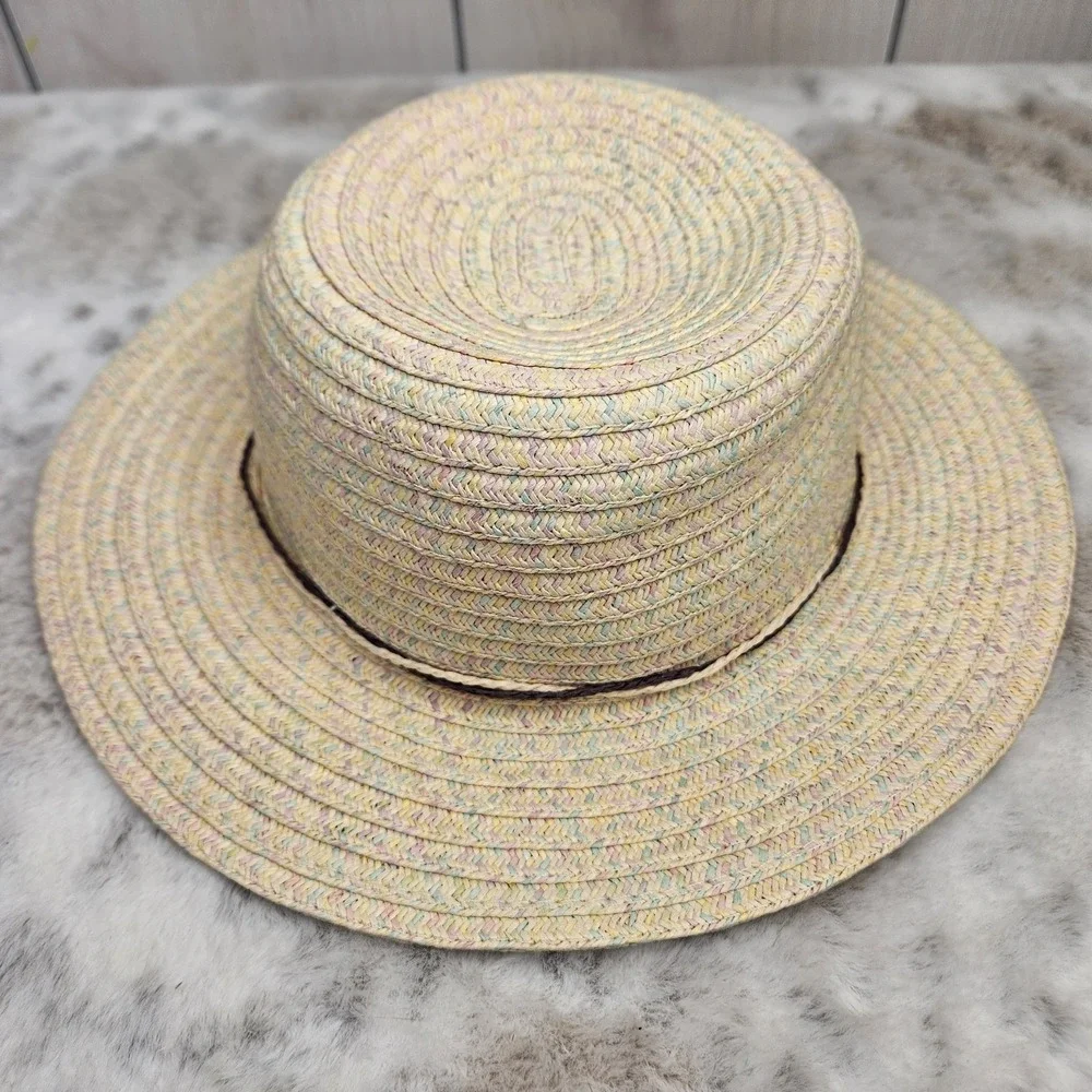 Scala Kids Girl's Sun Panama Hat Youth Size 4-6X (20
