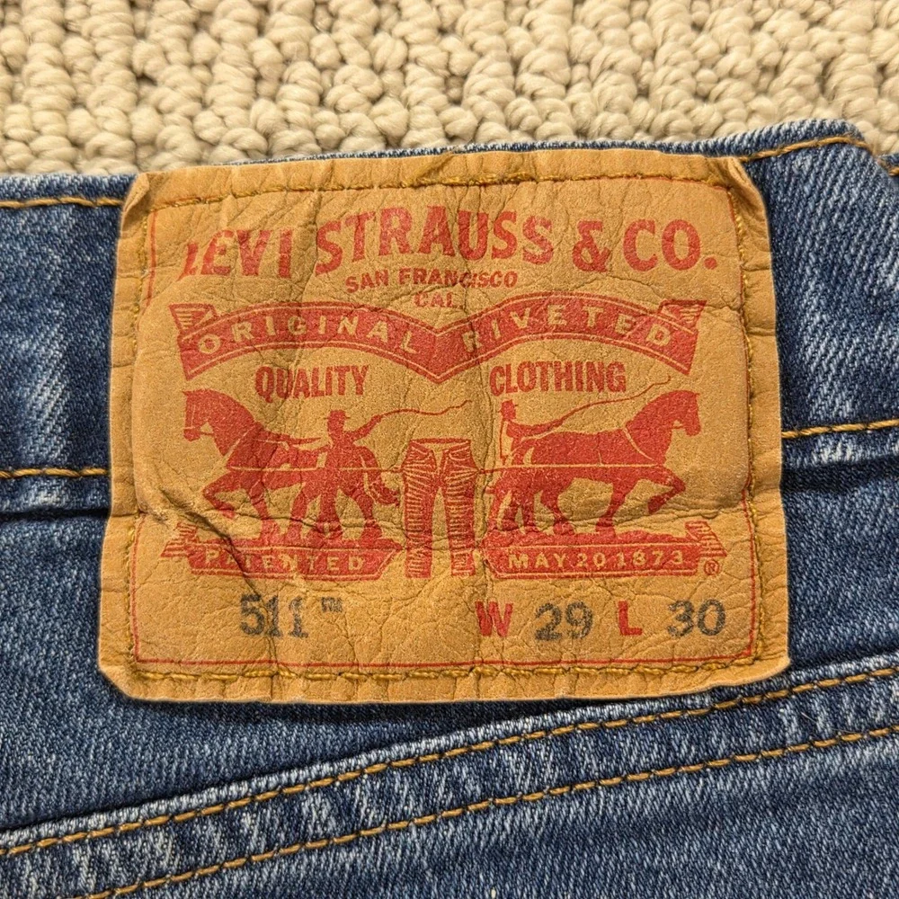 Levis lightly soiled