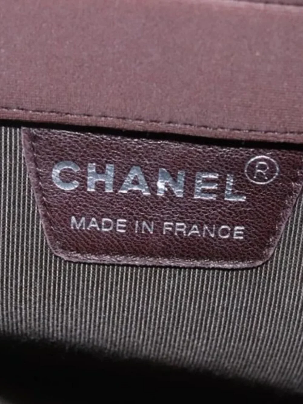 CHANEL Hand Bag Nylon Brown CC Auth bs23545