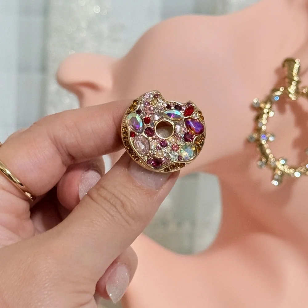 Anthropologie vibrant brooch