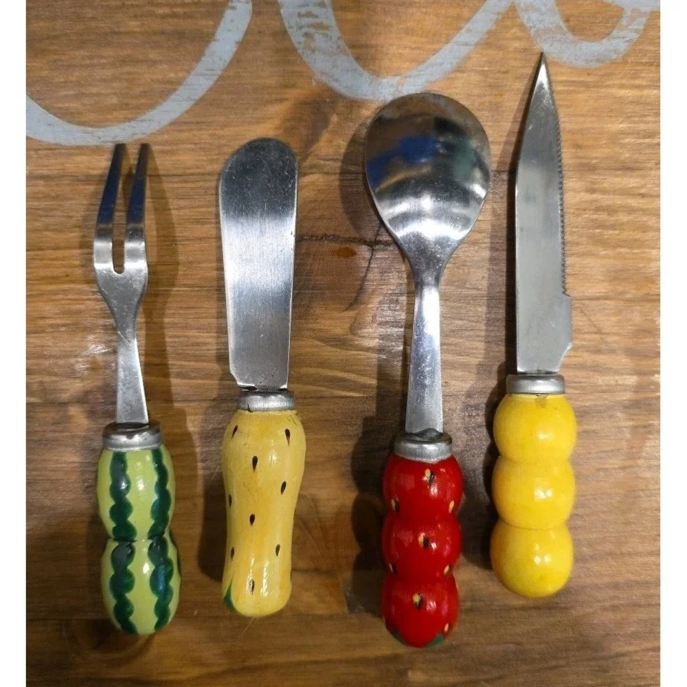 Dominica Fruit-Themed Kitchen‎ Utensils & Holder Colorful Fun