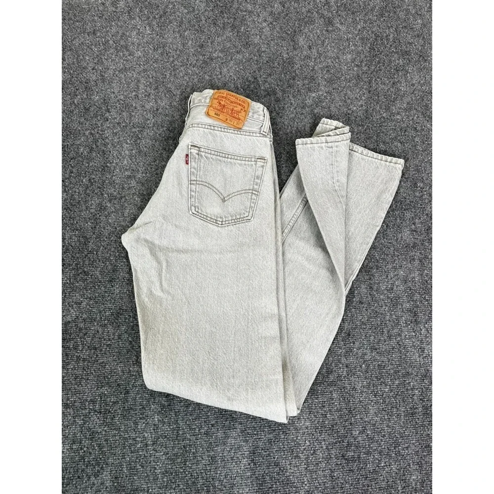 1996 Levis 501 XX Jeans Mens Blue Light Wash Regular‎ Straight 30X36 Made in USA
