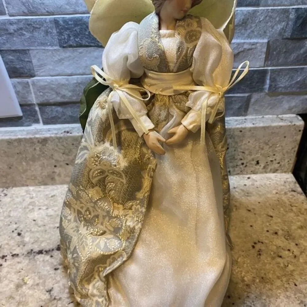 14” Roman Inc Christmas Tree Topper Angel /‎ Figurine