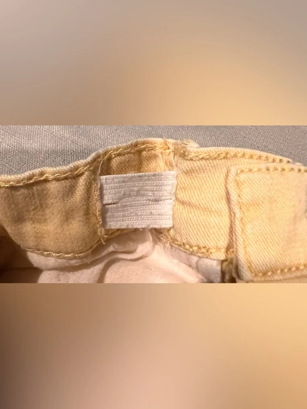 OshKosh Bgosh yellow denim