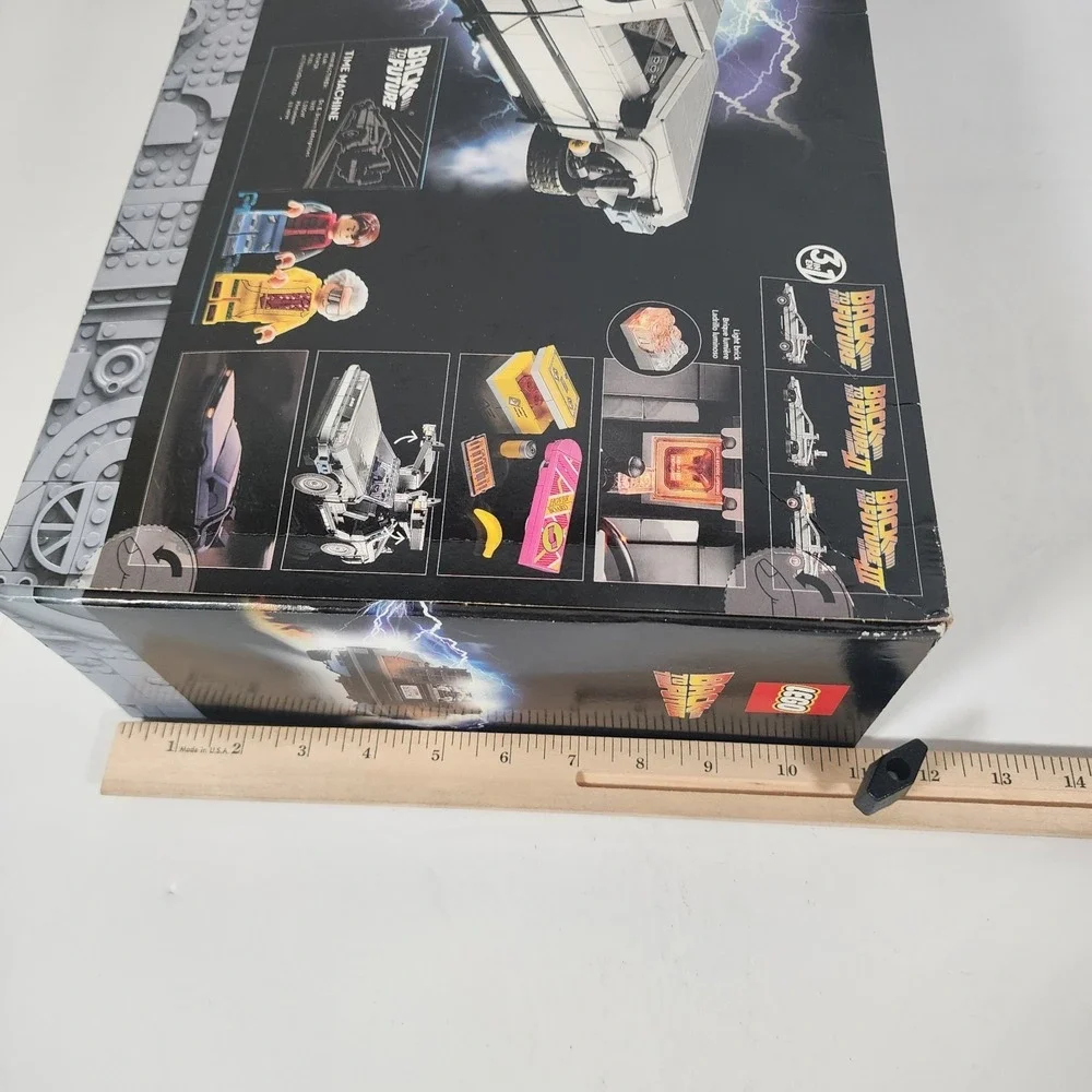 LEGO Icons 10300 Back to the Future Time Machine Delorean New Sealed 1872 Pc