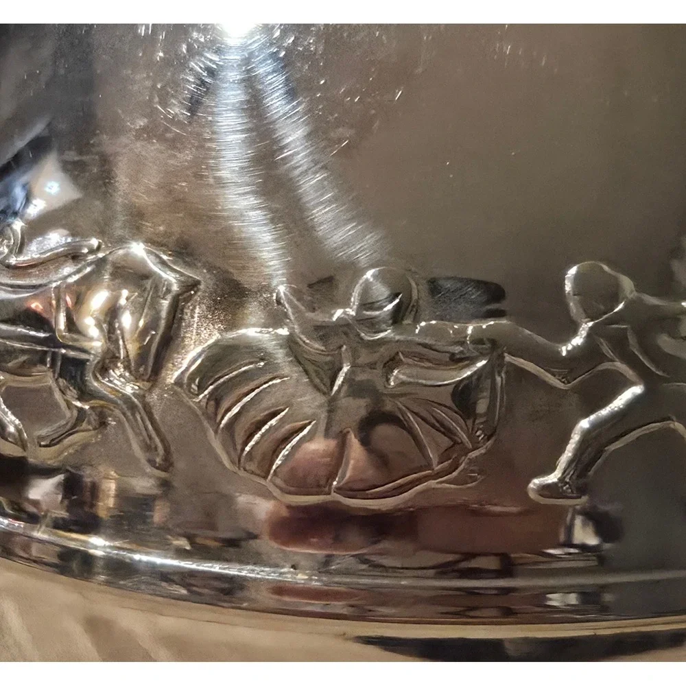 Wallace 1985 Sleigh‎ Silver-Plated  Bell Annual Holiday Collectible  Vintage