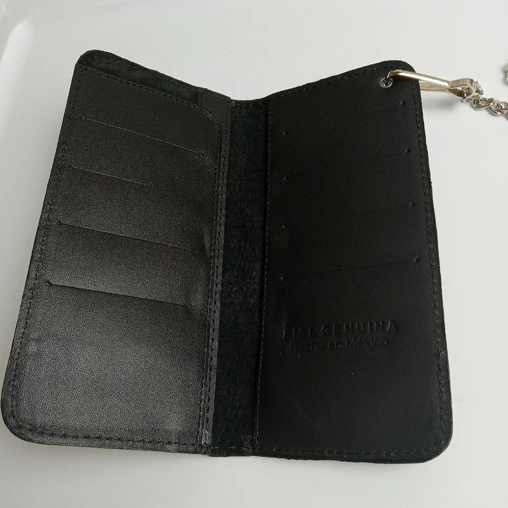 Men's Western Wallet‎ Genuine Leather Hand Crafted Bifold Cowboy Rodeo Wallet