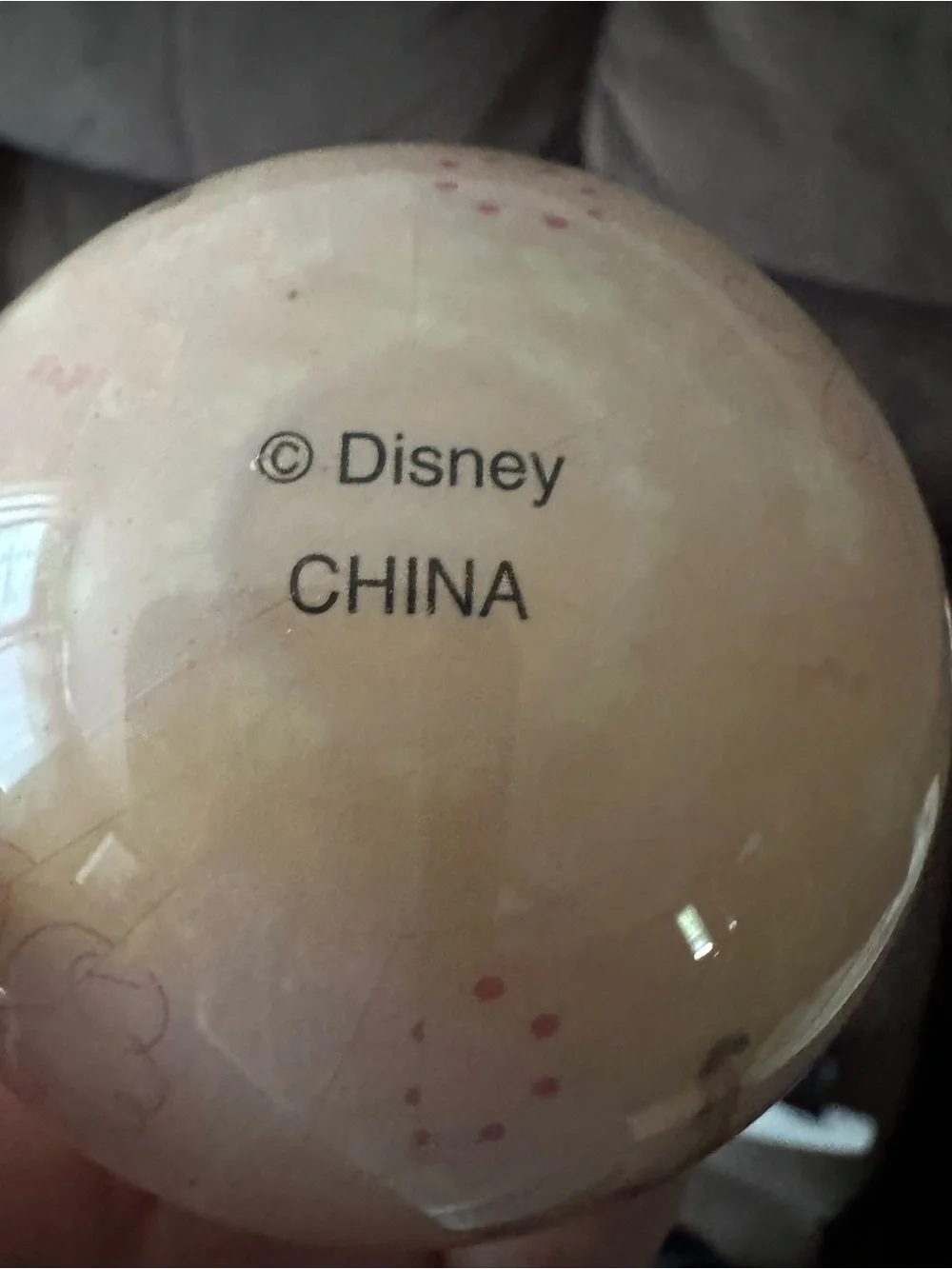 Disney Pastel Pink and Yellow Floral Character Holiday Ornament Set