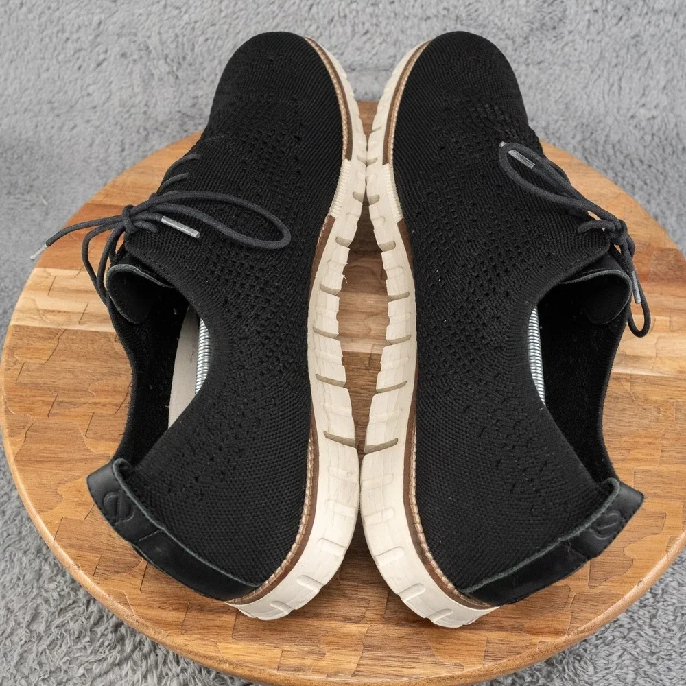 Cole Haan Mens Zerogrand Stitchlite Oxford Black Knit Sneakers C32150 Size 15M