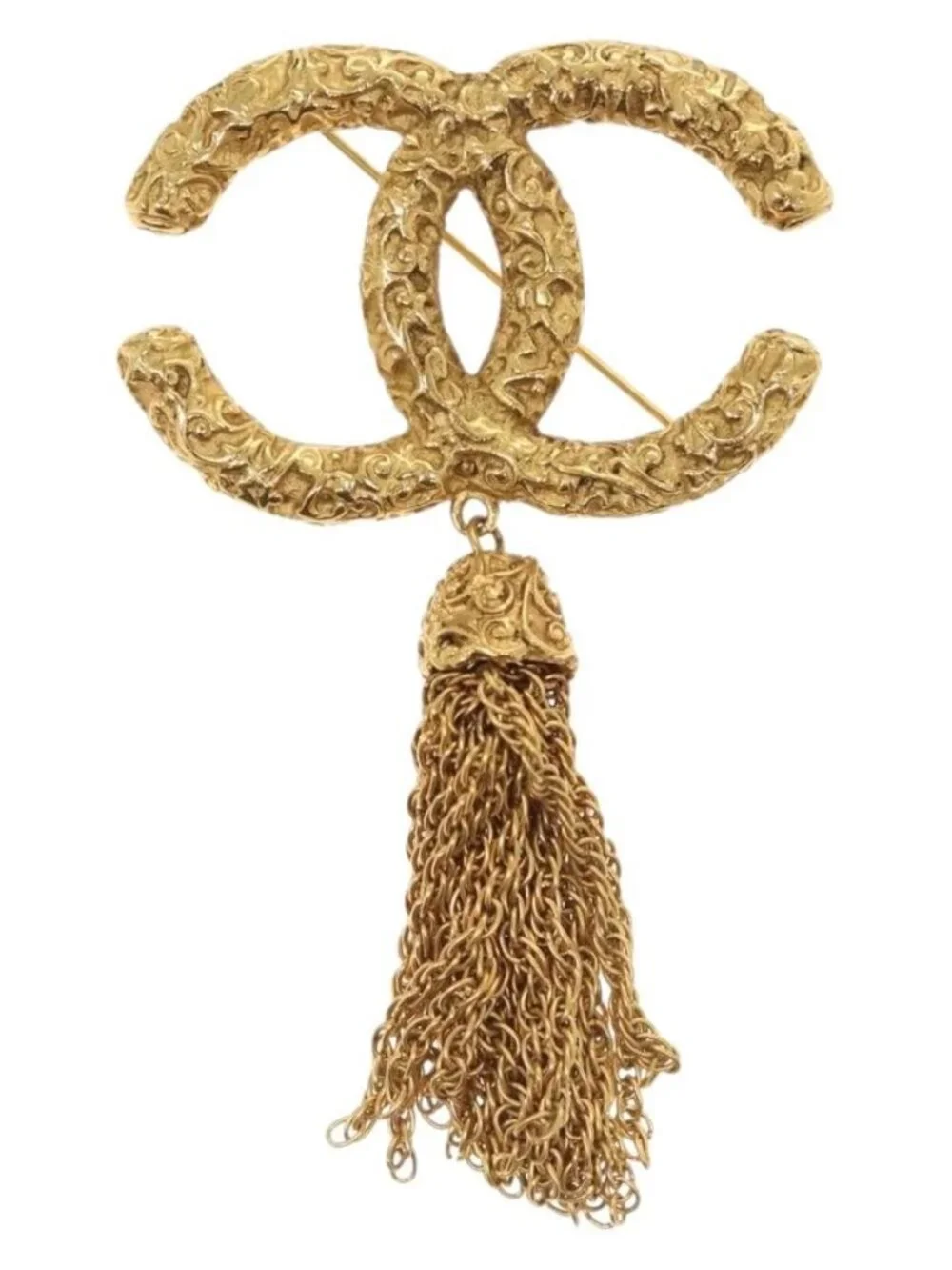 CHANEL brand	chanel color	gold