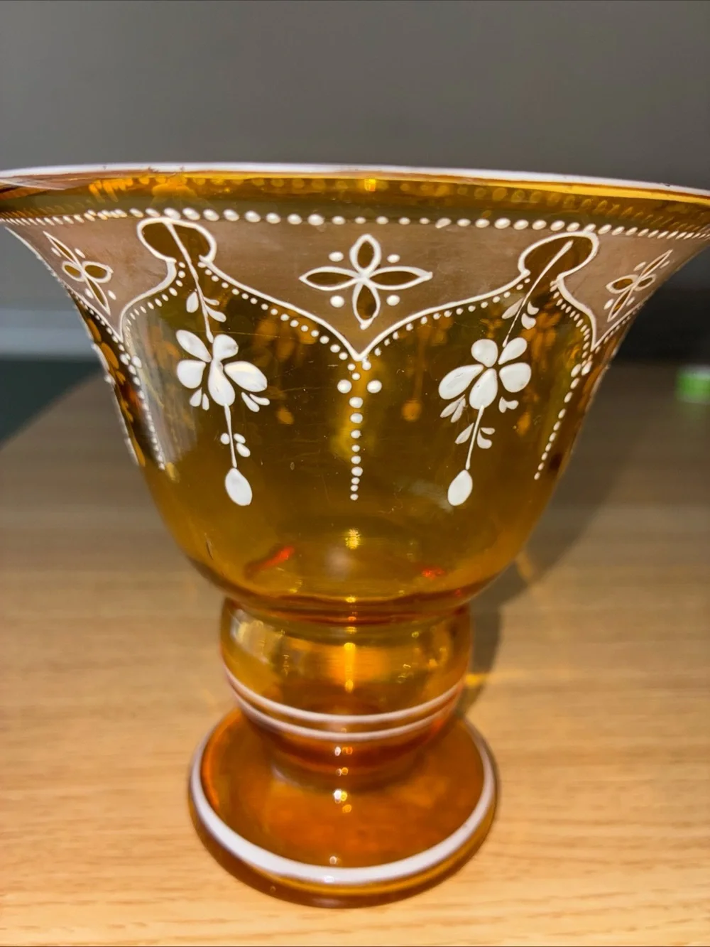 Bohemian amber glass