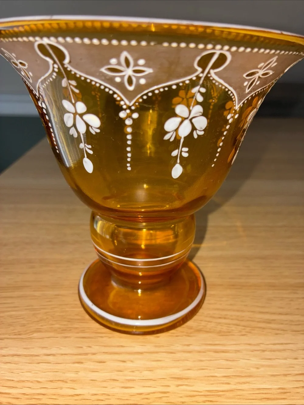 Bohemian amber glass