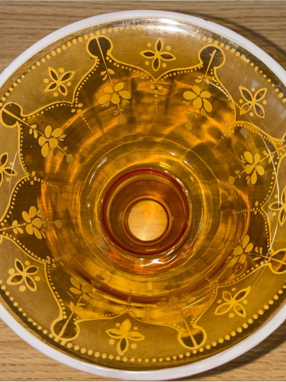 Bohemian amber glass