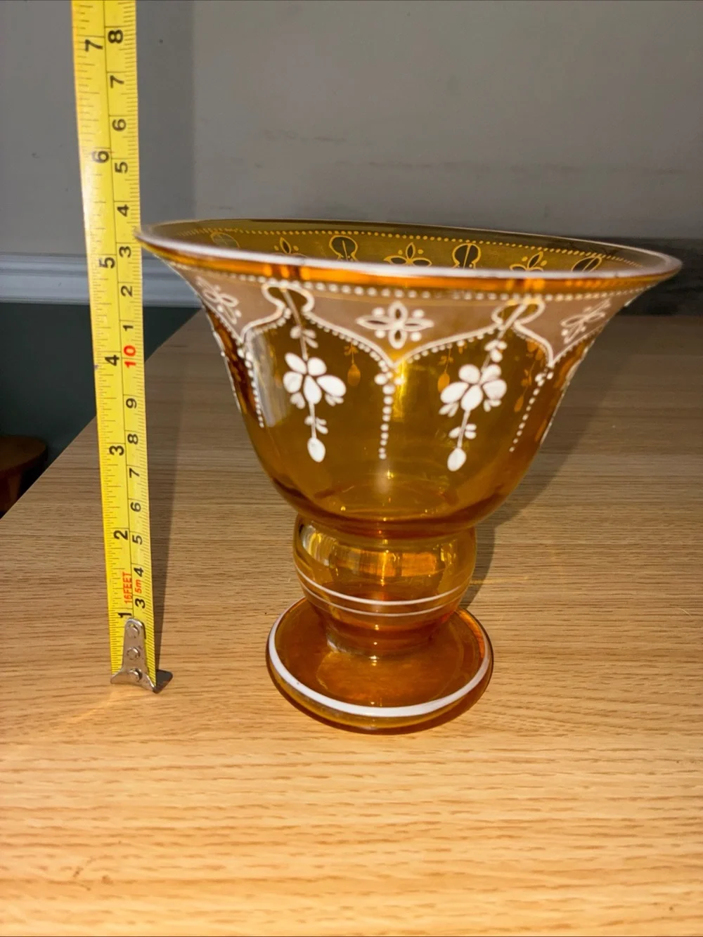 Bohemian amber glass