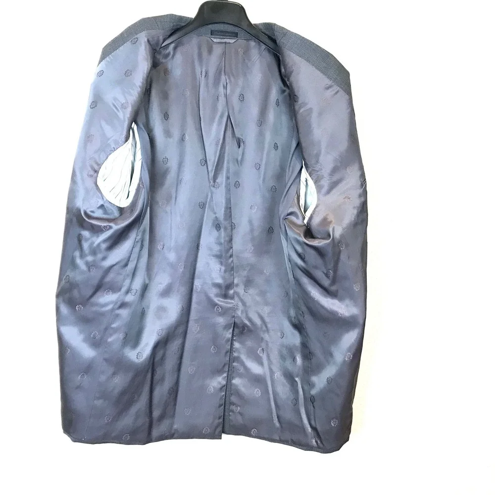 Lauren Ralph Lauren‎ Men's Grey 100% Wool Jacket Blazer Size 52L