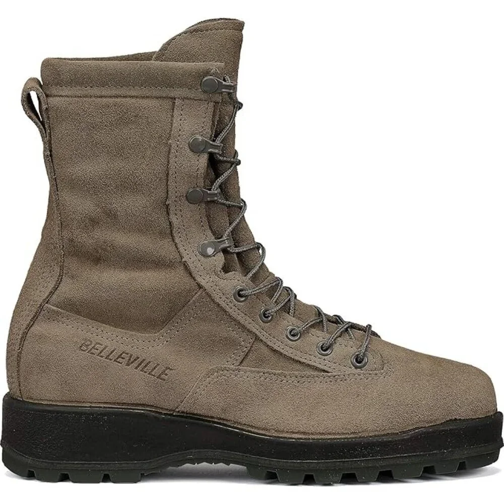 Belleville 675ST SZ 12.5R Mens Vibram Sole Steel Toe Military Boots Suede USAF