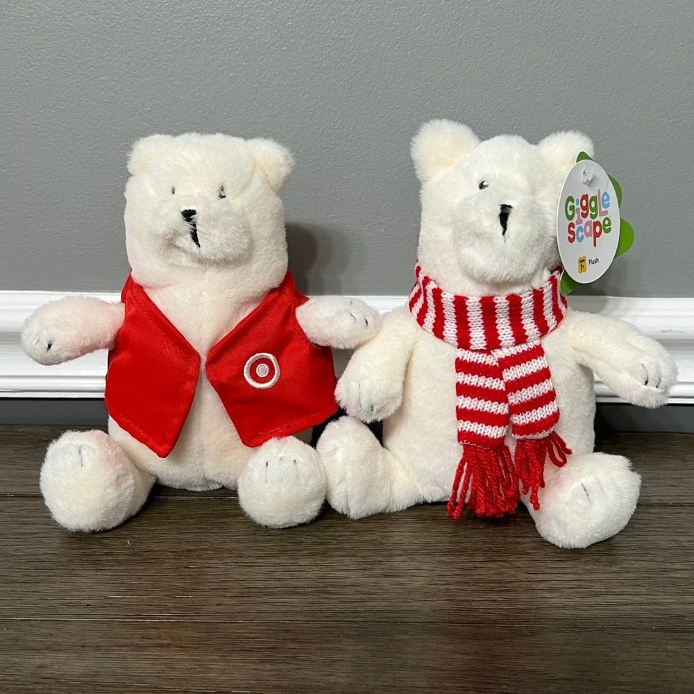 Target Giggle Scape Polar‎ Bear Plush Set